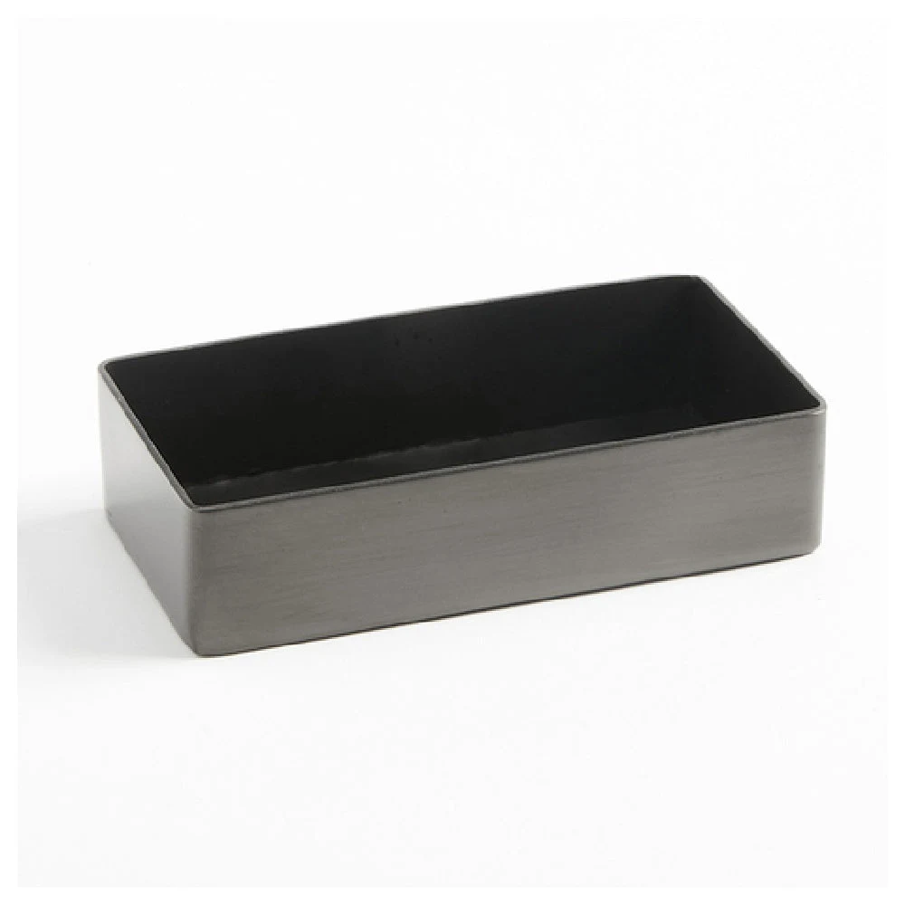 American Metalcraft BPT3 4-1/4 Inch Sugar Packet Holder Tray PVD Black Stainless Steel
