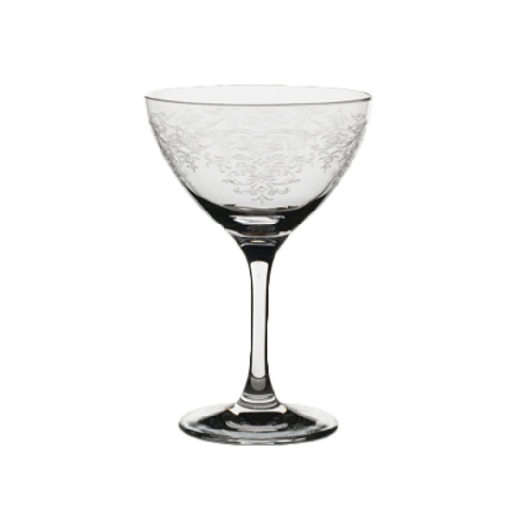 Steelite 4854RB354 8.0 Oz Vintage Lace Cocktail Glass 3.75 Inch