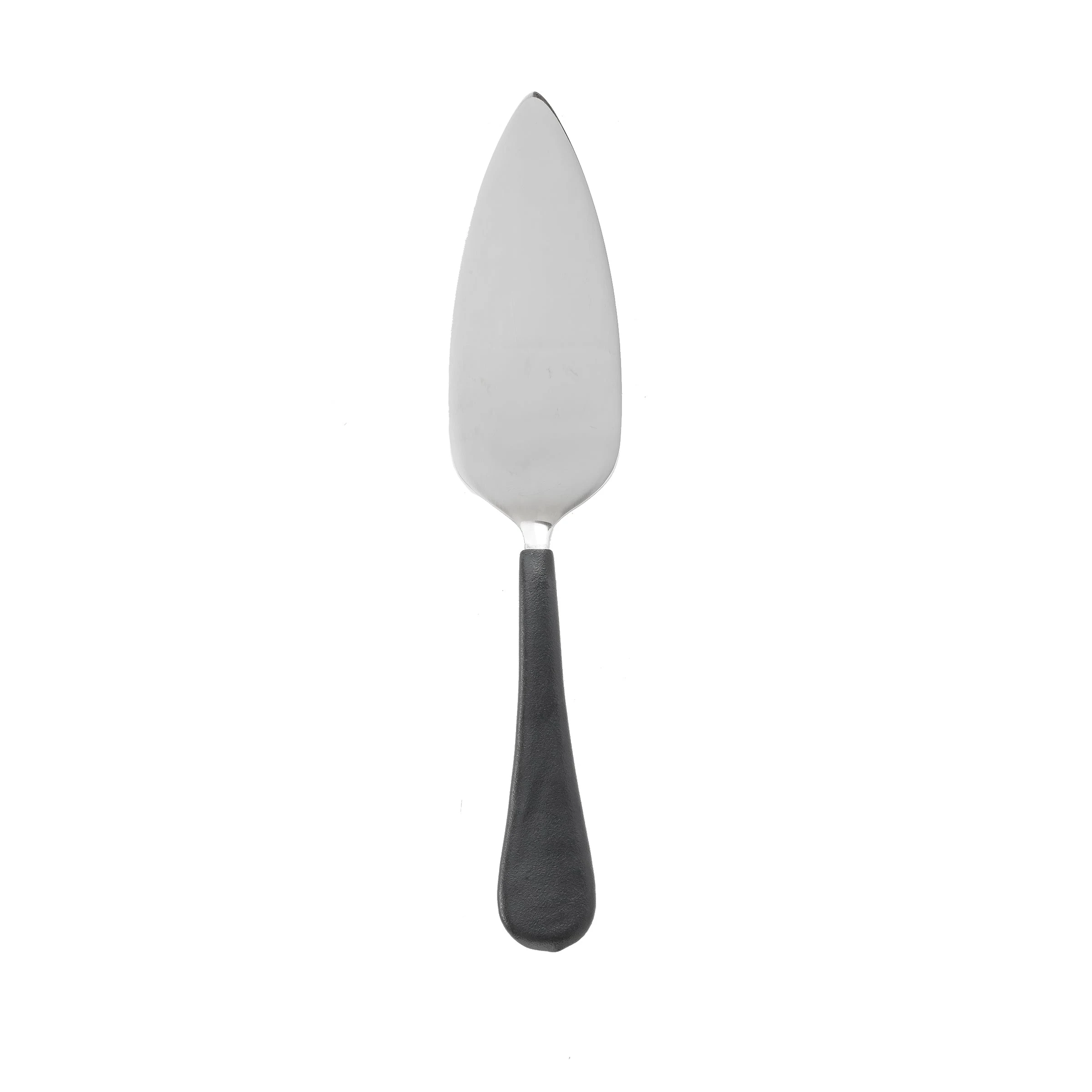 Tablecraft AM3331BK 9-5/8 Inch Antimicrobial Serving Spoon Dishwasher Safe Black Handle 18-0 Stainless Steel