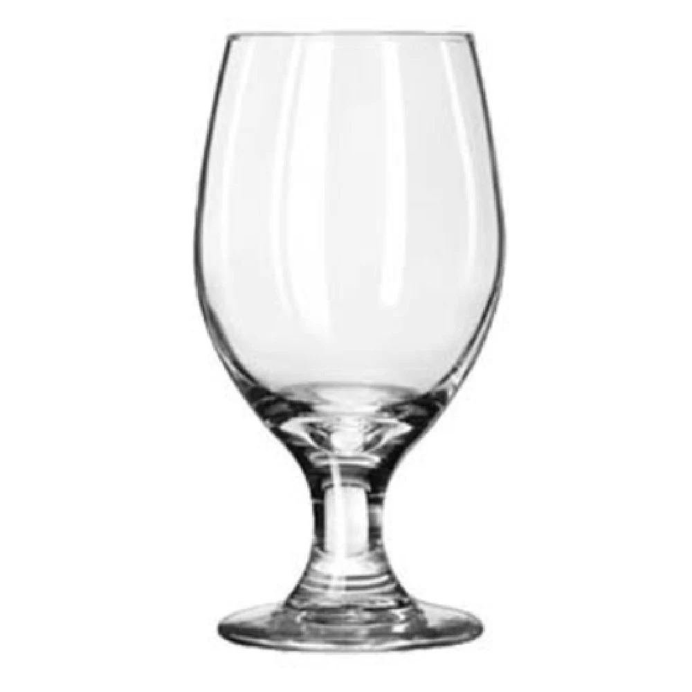 Libbey 3010 14 Oz Glass Goblet with Safedge Rim and Foot Guarantee