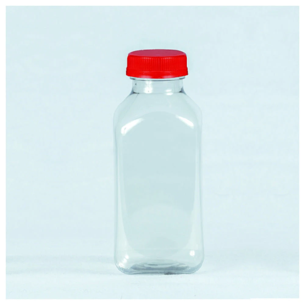 Buccaneer Container Corp 31510120302 12 Oz Red Lid Juice Bottles 144 Count