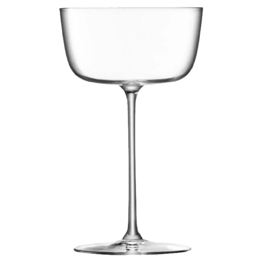 Hospitality Brands HGLBG07-004 6.5 Oz Clear Coupe Glass with Sheer Rim