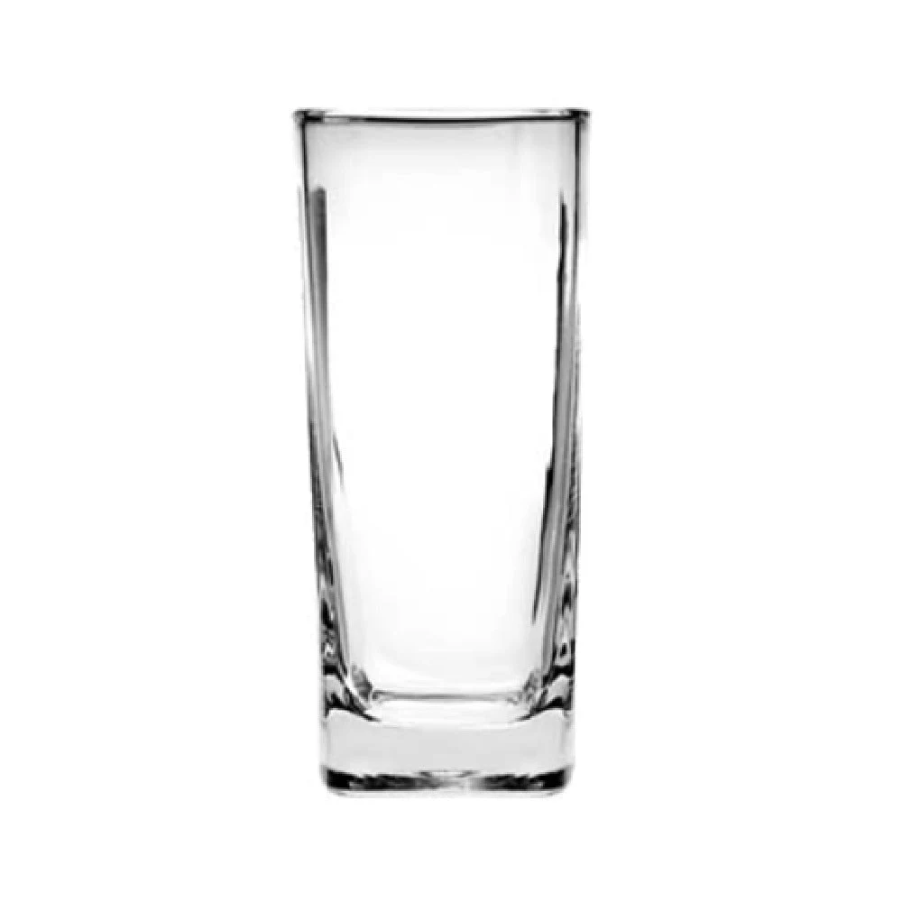 International Tableware 397 11.75 Oz Glass Clear Stemless Square Beverage - 48 Packs