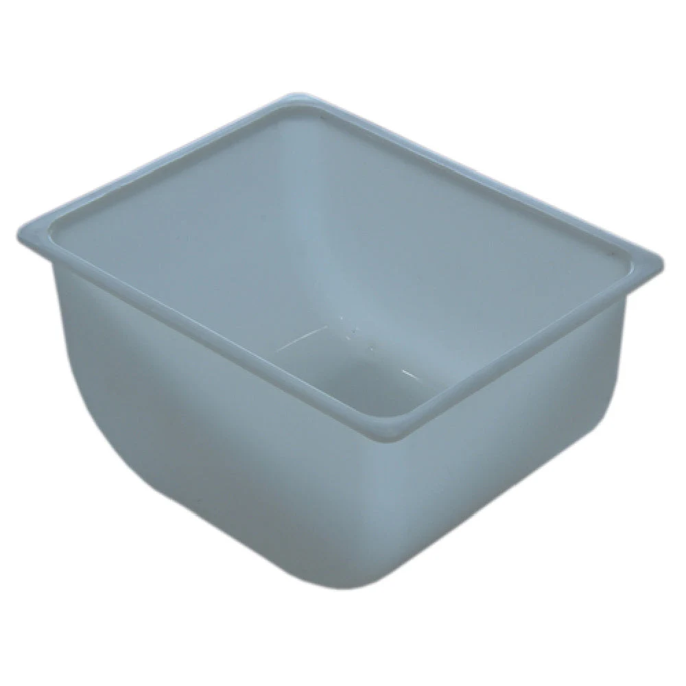Spill-Stop 155-24 24 Oz Plastic Tray Insert BPA Free White with Condiment Holder
