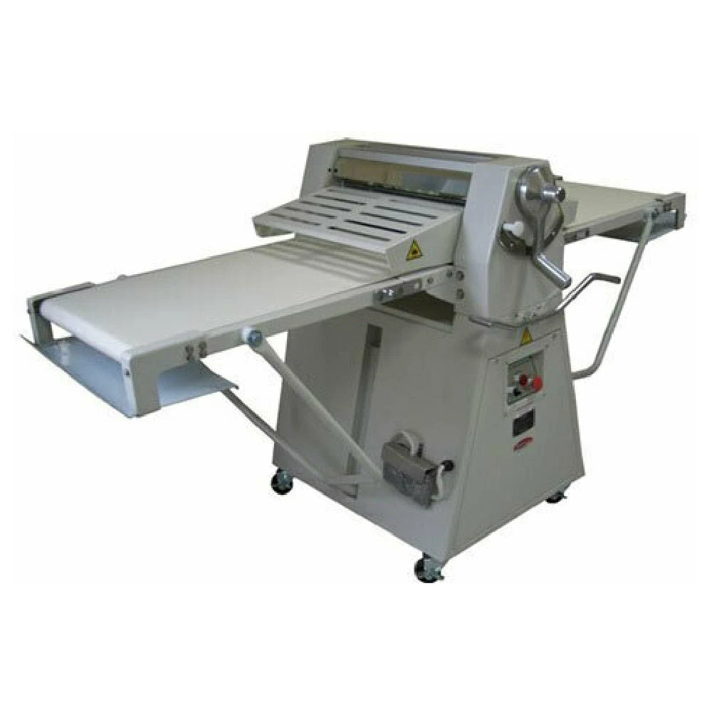 BakeMax BMFRS02 36 Inch Dough Sheeter Floor Model Reversible Safety Guards