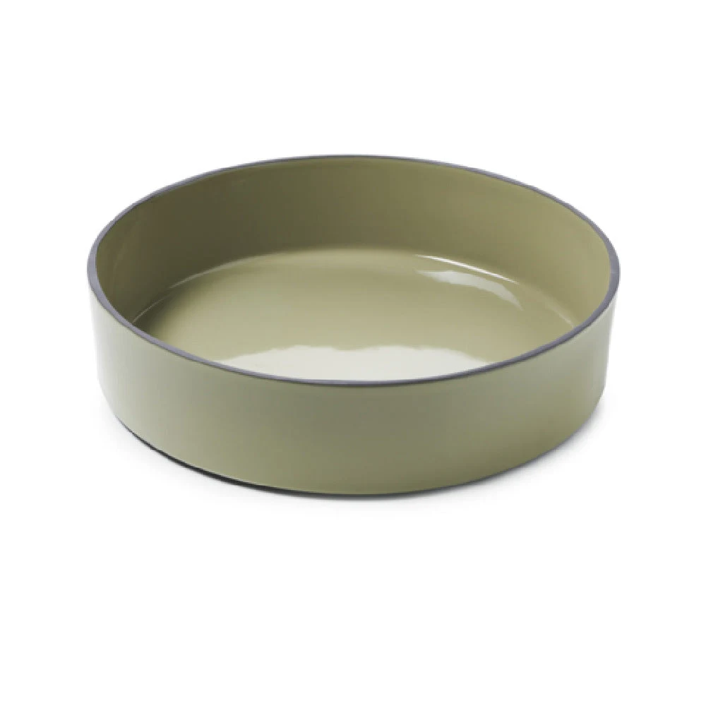 Revol 660608 12-4/5 Inch Round Salad Bowl Porcelain Oven Microwave Dishwasher Safe