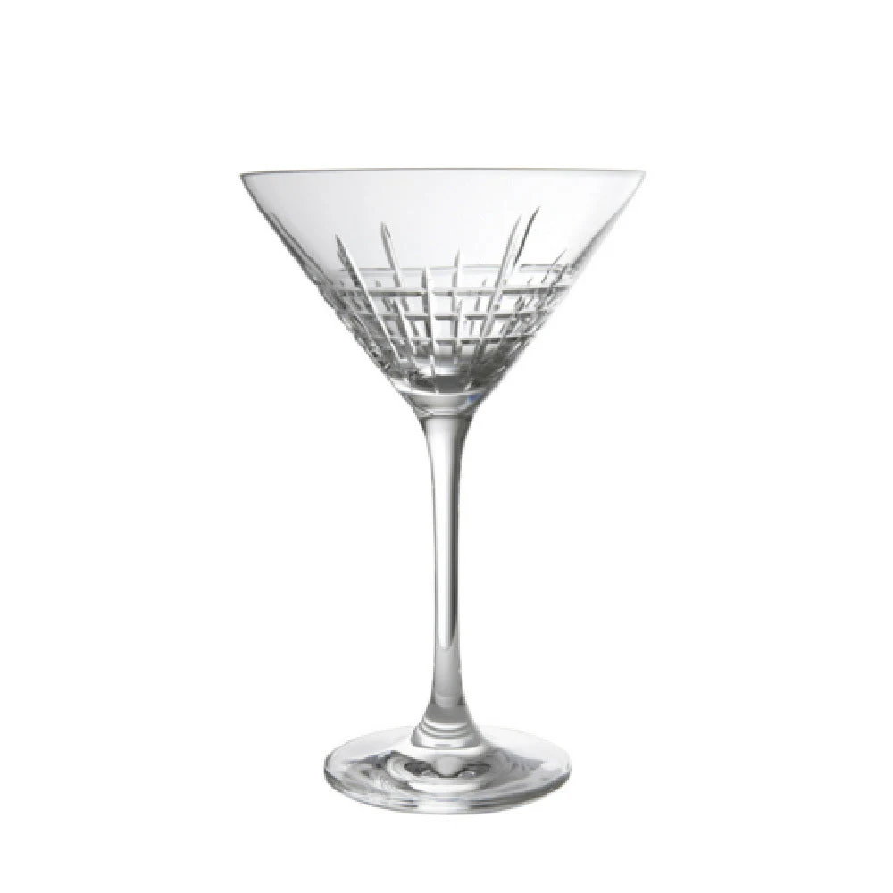 Fortessa 0003.A109398CPD 8.5 Oz Lead Free Crystal Glass Martini with Sheer Rim
