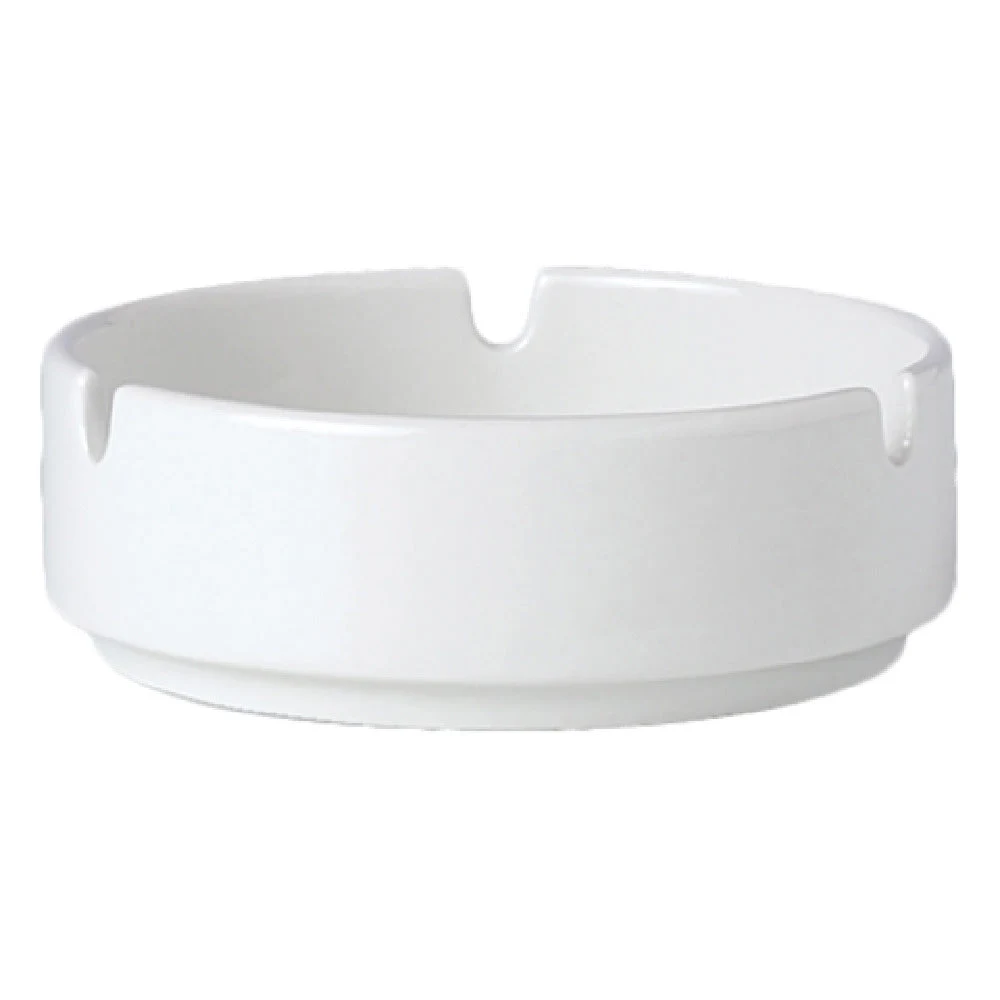Steelite 11010479 4.0 Inch Stacking Ashtray Simplicity Alumina Vitrified