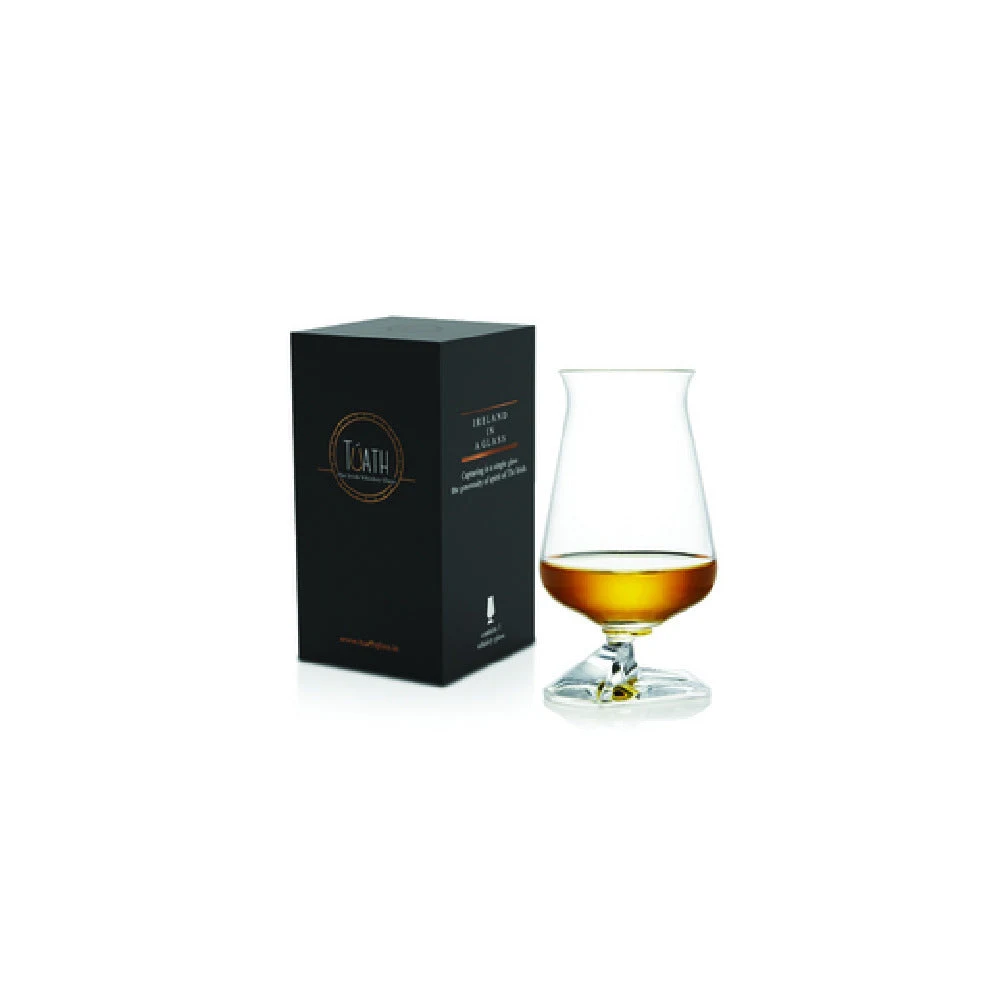Hospitality Brands HGR4801-001 7.5 Oz. Lead-Free Crystal Whiskey Glass Gift Pack