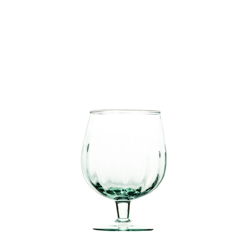 Hospitality Brands HGLMZ22-002 25 oz Handmade Recycled Glass Cocktail