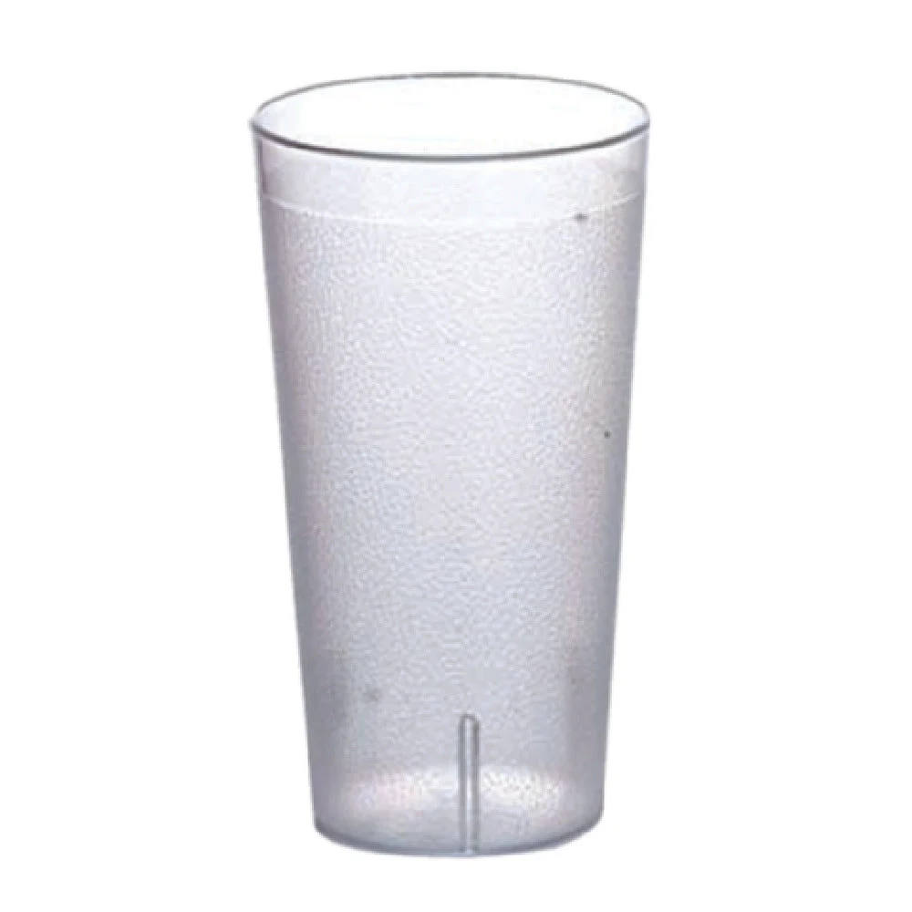 Omcan 80340 12 Oz BPA Free Textured Clear Tumbler Plastic