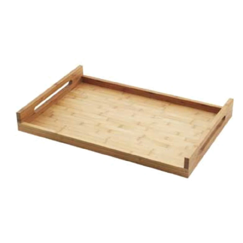 Revol 643638 23-3/4 Inch Bamboo Room Service Tray for Catering and Banquets