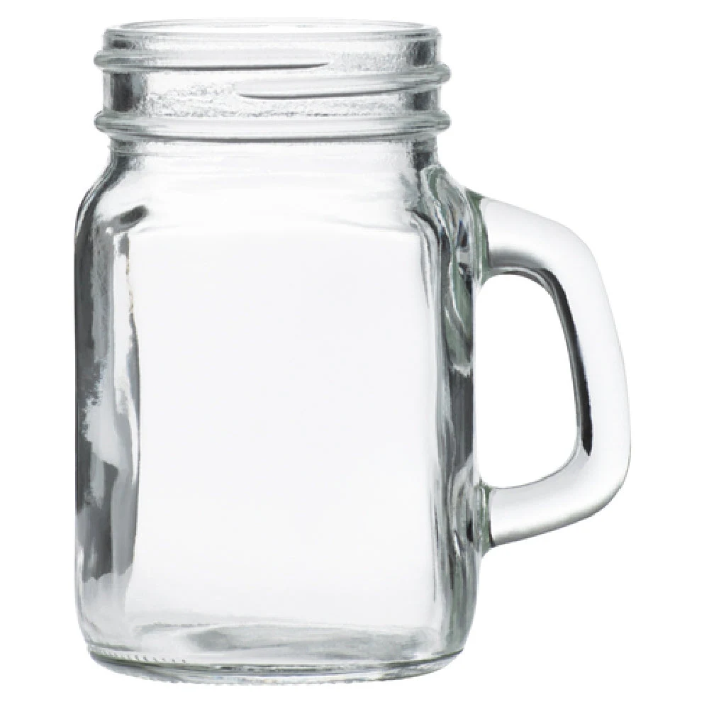 Arc Cardinal FK209 4-3/4 Oz Mason Jar Glass Clear With Handle - Tabletop