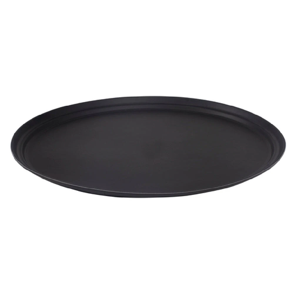Stanton Trading 27GRFG-BK 27 Inch Oval Bar Tray Rubber Grip Dishwasher Safe Black