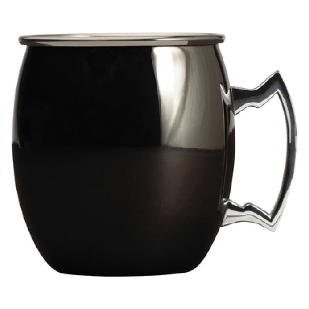 Arc Cardinal FK492 16 Oz Mug Metal Black 18/8 Stainless Steel with Arcoroc