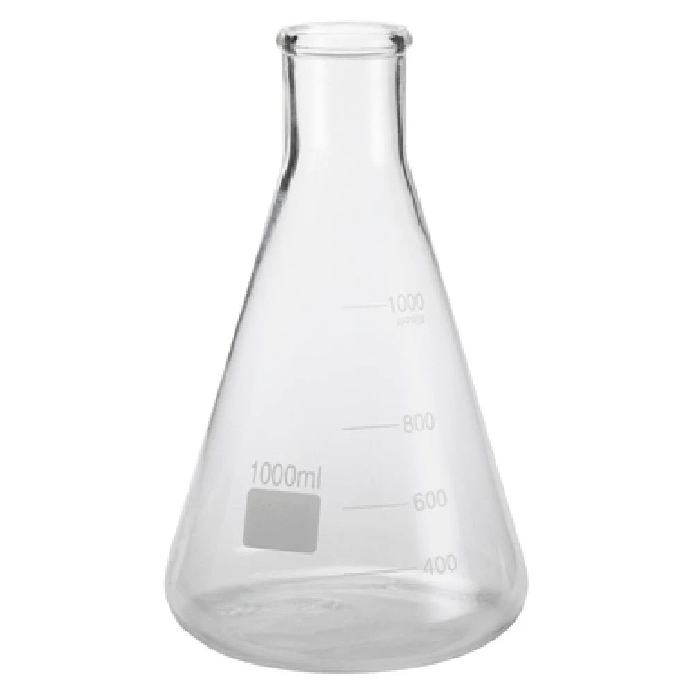 American Metalcraft GF34 34 Oz Chemistry Flask with Printed Capacities Glass