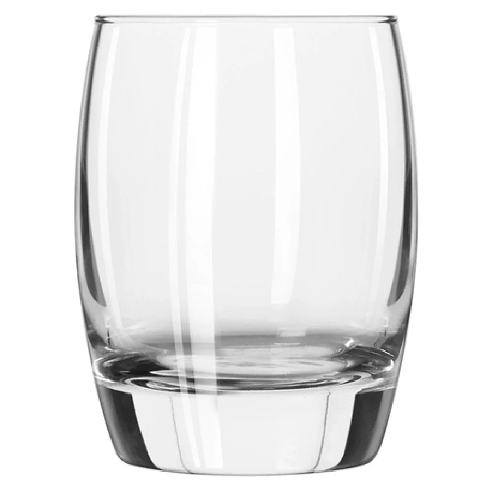 Libbey 2342SR 9 Oz Clear Glass Rocks Glass with SheerRim Edge