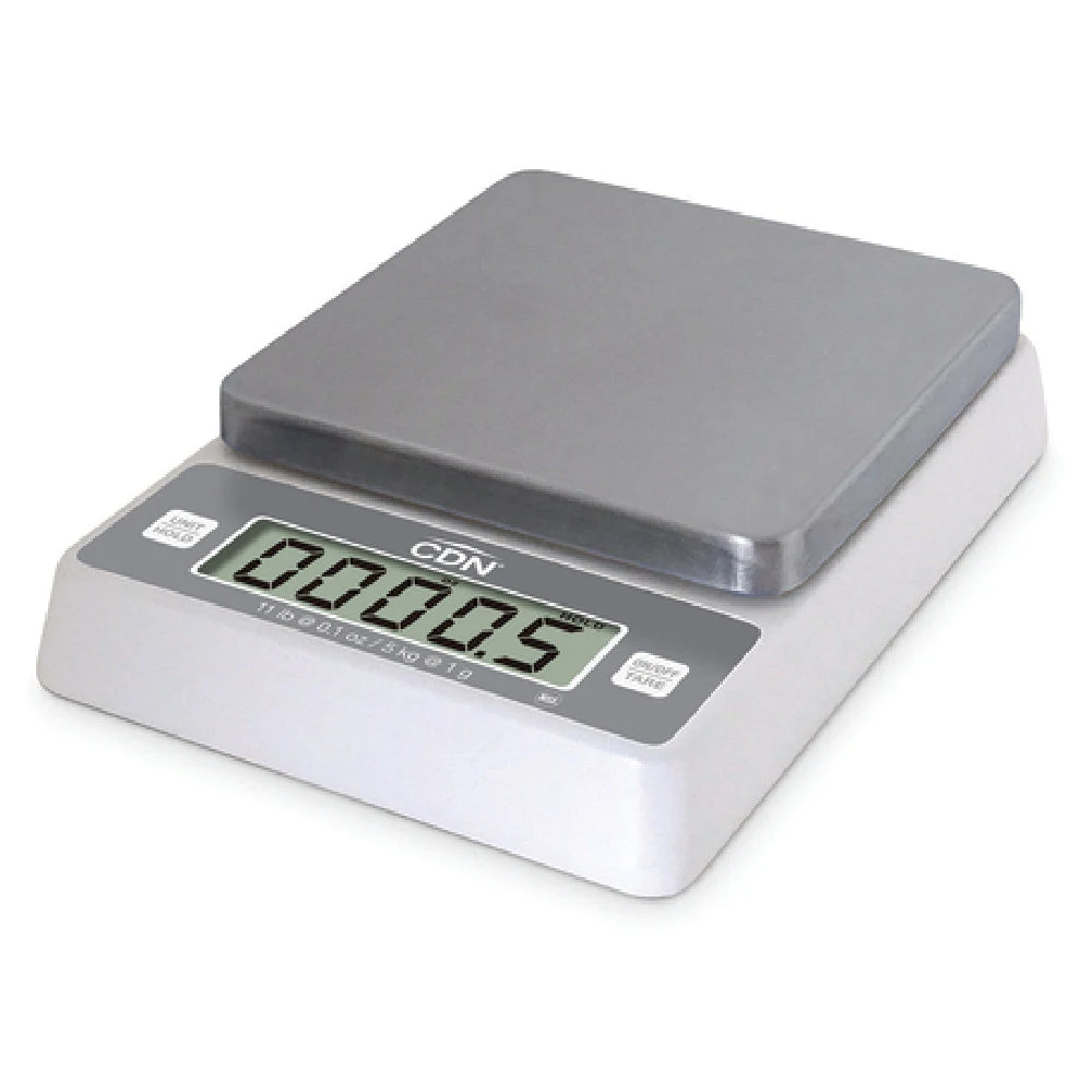 CDN SD1114 7-7/8 Inch Digital Portion Control Scale with Tare Function Stainless Steel