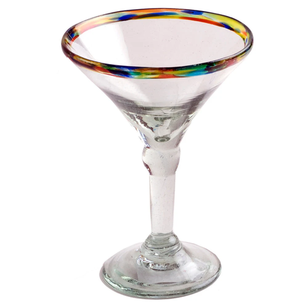 Orion Trading & Design G13-MR Confetti Martini Glass 6-1/2 Oz. 4