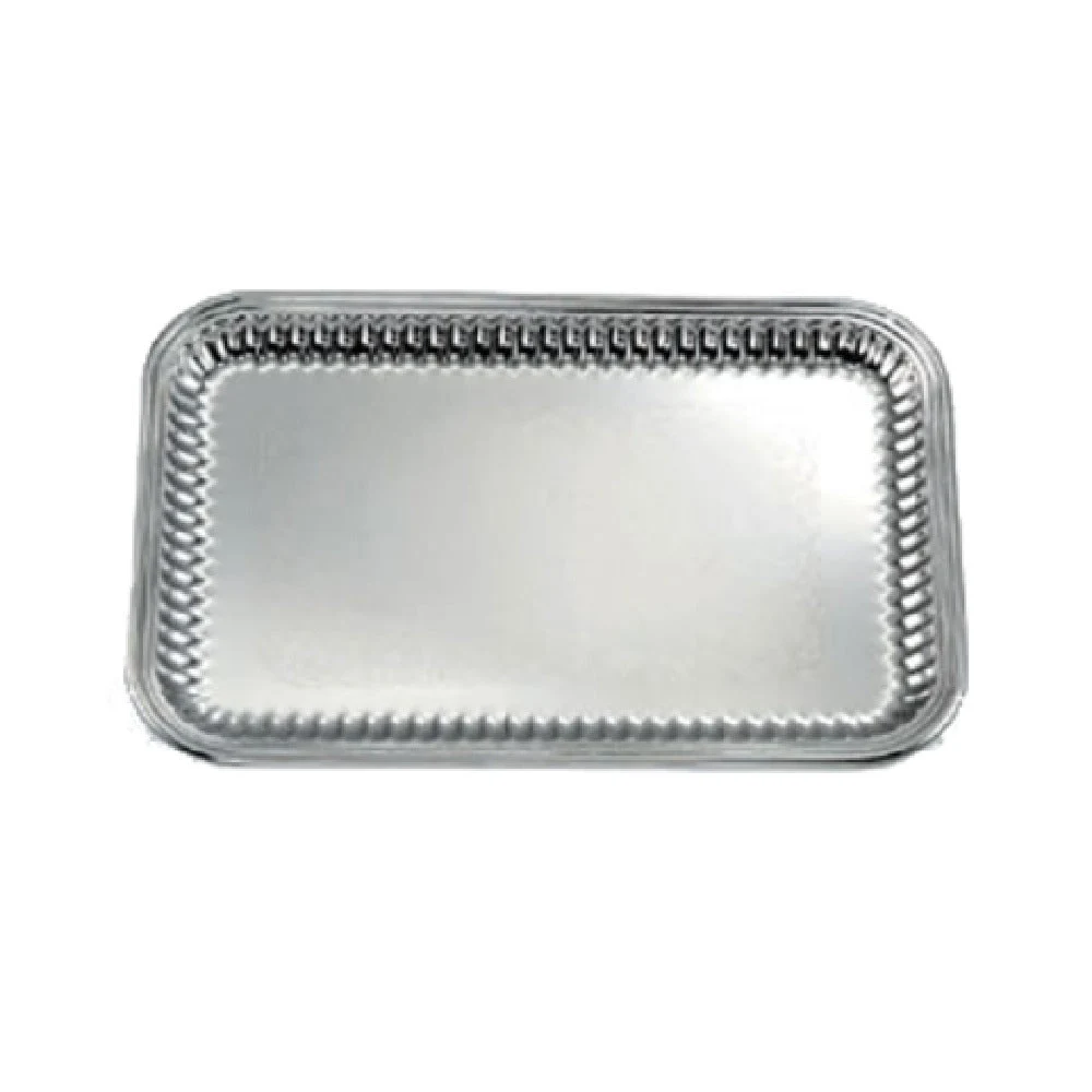Vollrath 82166 12-1/2 Inch x 18-1/4 Inch Embossed Fluted Serving Tray Stainless Steel