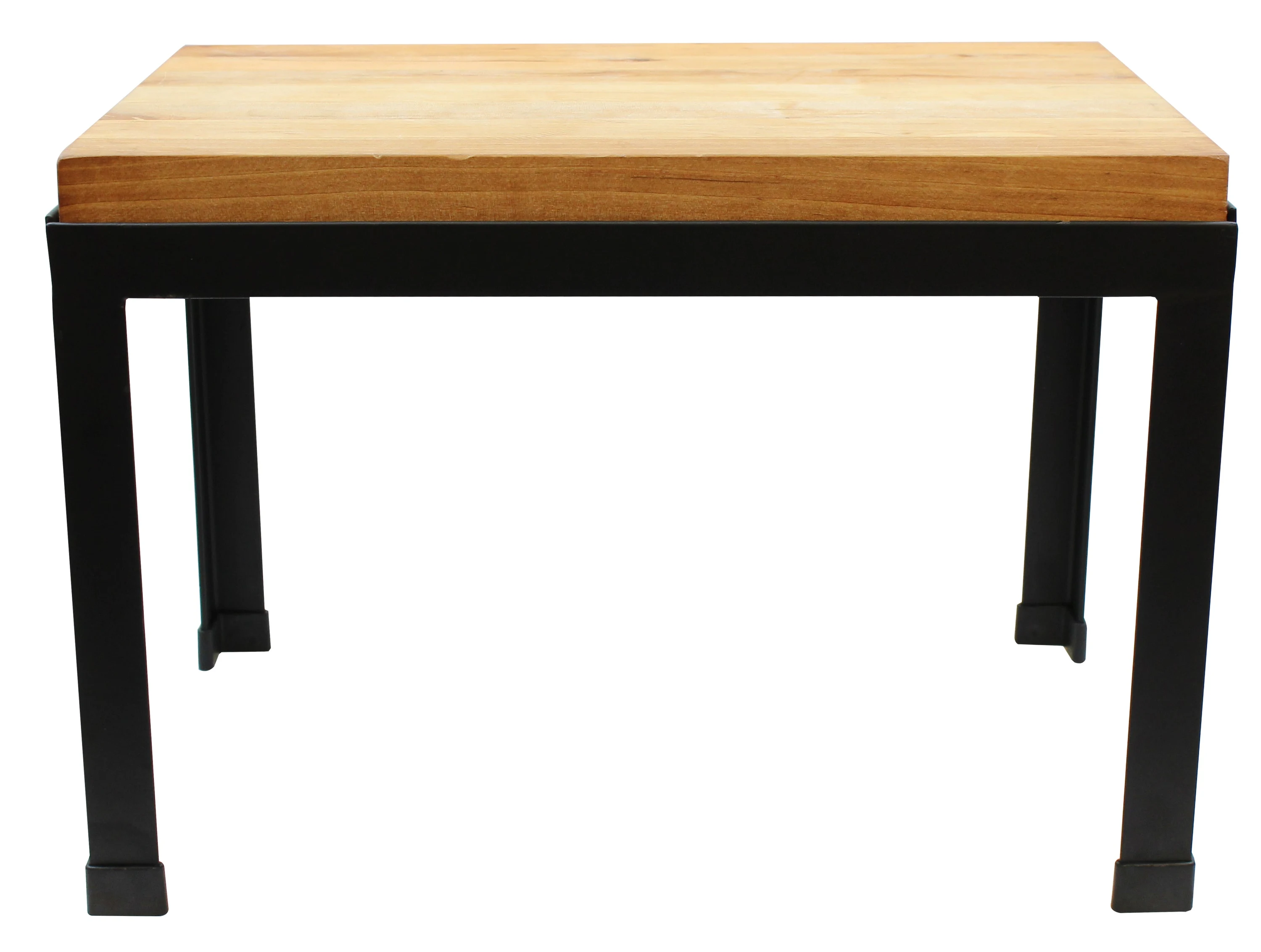 Tablecraft BBR181212 12-1/2 Inch Butcher Block Riser Collapsible Metal Black