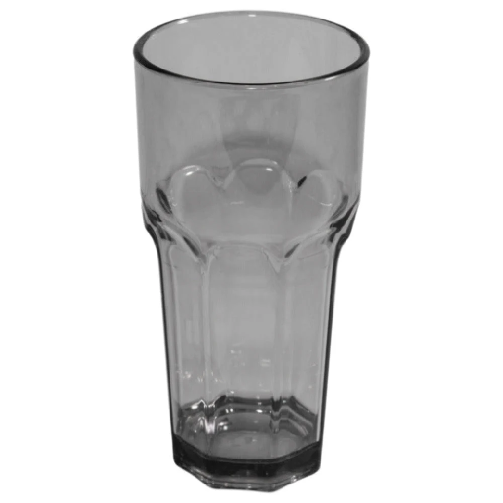 Carlisle 581418 14 Oz Tumbler SAN Black Flush Fill Textured Finish
