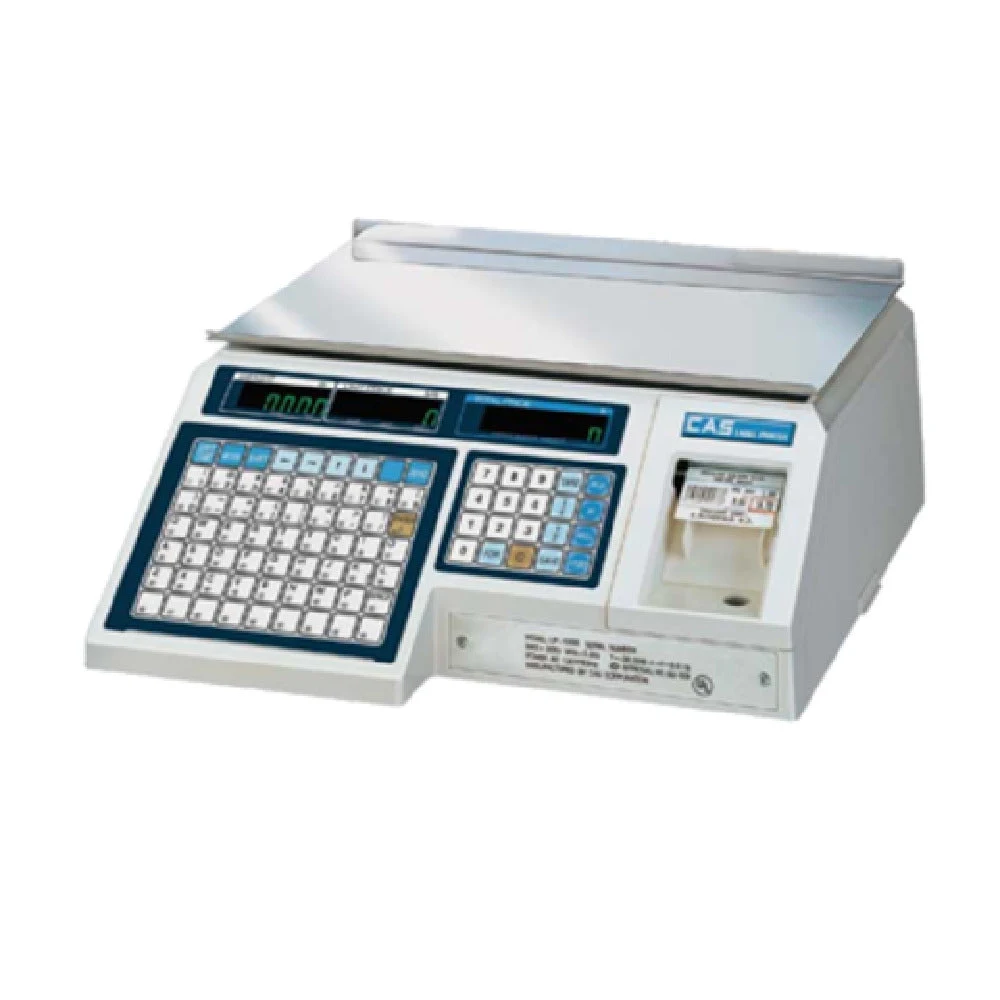 Penn Scale LP-1000-N 15 Inch Countertop Thermal Label Printing Scale 30 lb Capacity with 4000 PLU Support