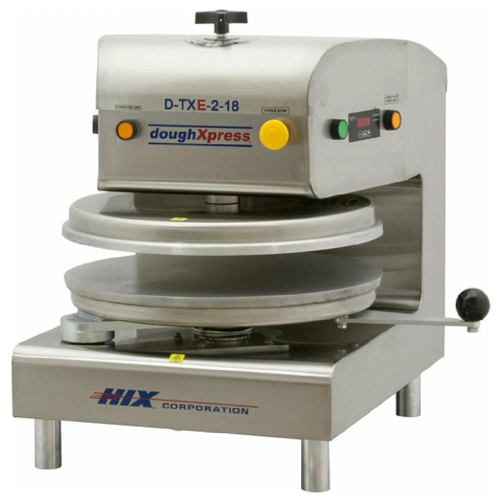 DoughXpress D-TXE-2-18 18 Inch Diameter Electric Tortilla Dough Press Stainless Steel with Digital Controls