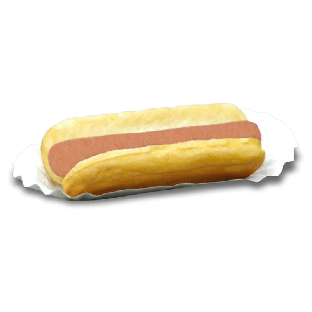 Winco 68004 10 Inch Disposable Hotdog Tray Fluted 500 Pack