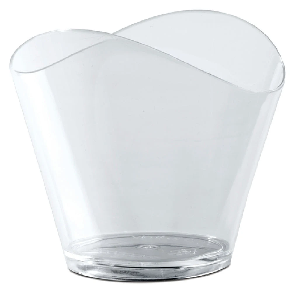 JB Prince RB120 A 4 Oz Disposable Cups Transparent Plastic 100 Packs