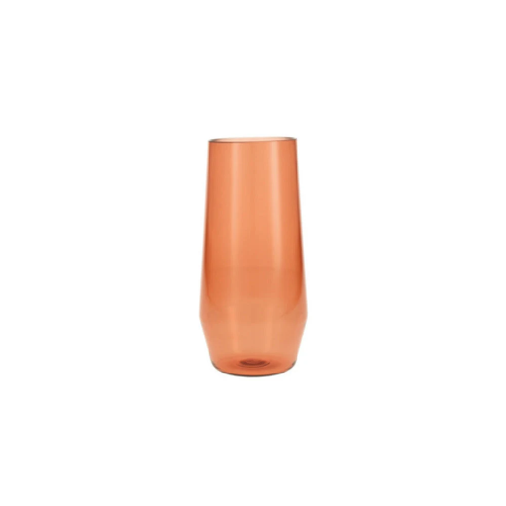 Fortessa PS.SOLE.TC.04 18 Oz Iced Tea Glass Terra Cotta Glassware