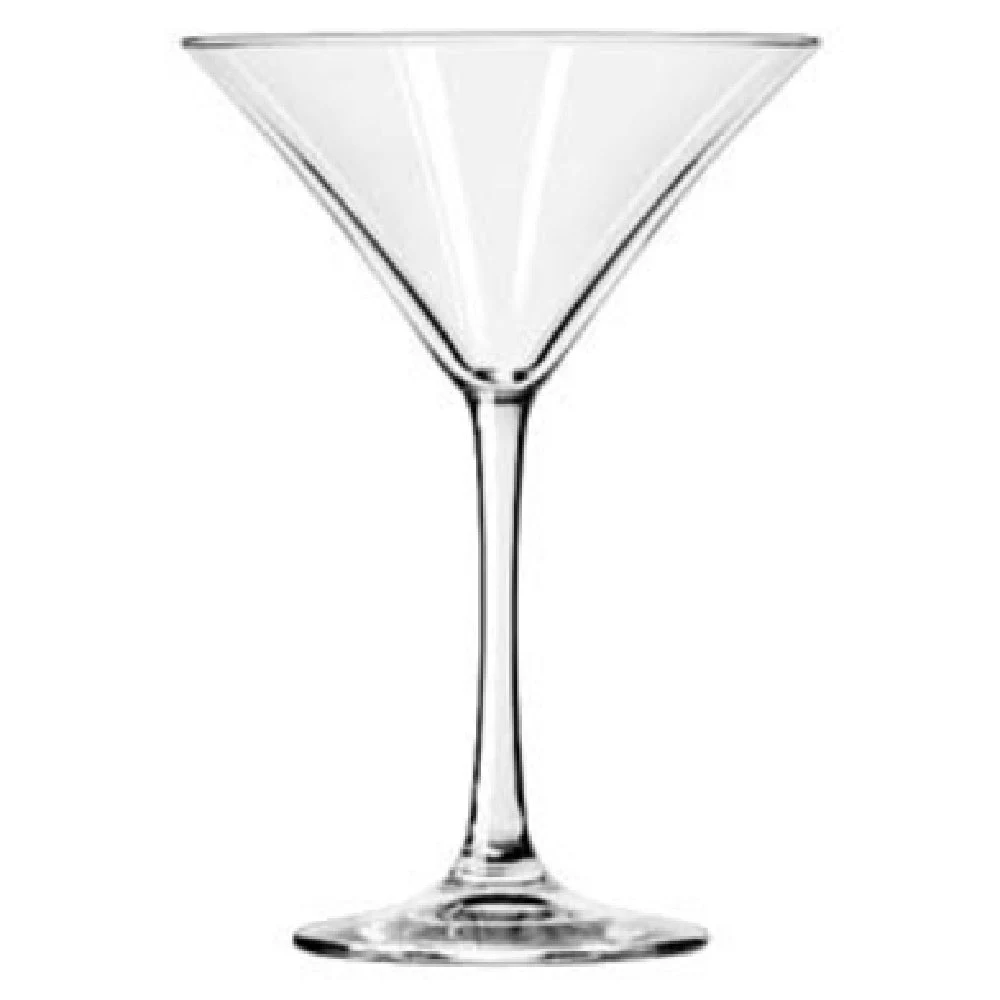 Libbey 7512 8 Oz Cocktail Martini Glass with Finedge and Safedge Rim Guarantee