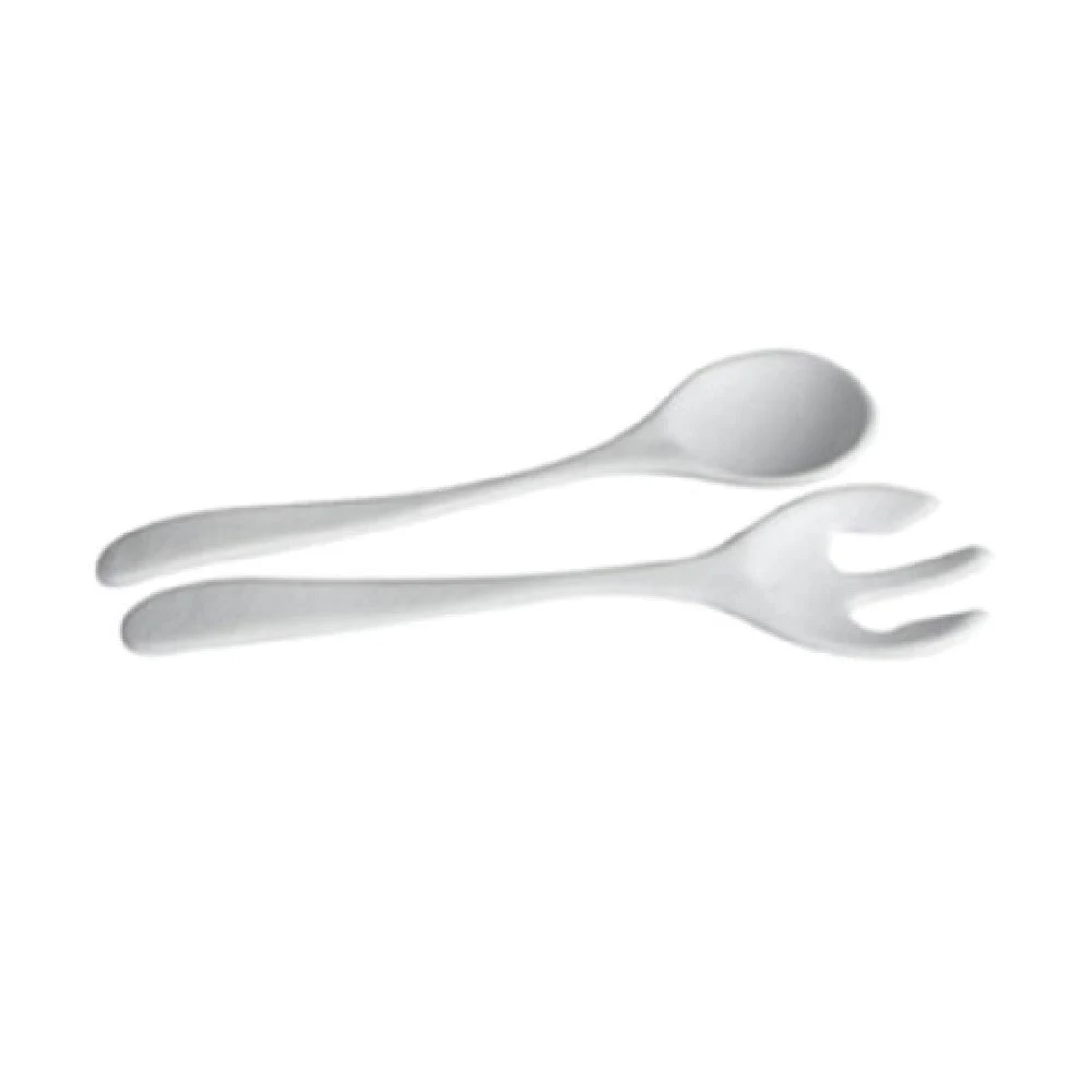 GET Enterprises SS34T 7-1/5 Inch Salad Server Set Terracotta Aluminum with Resins