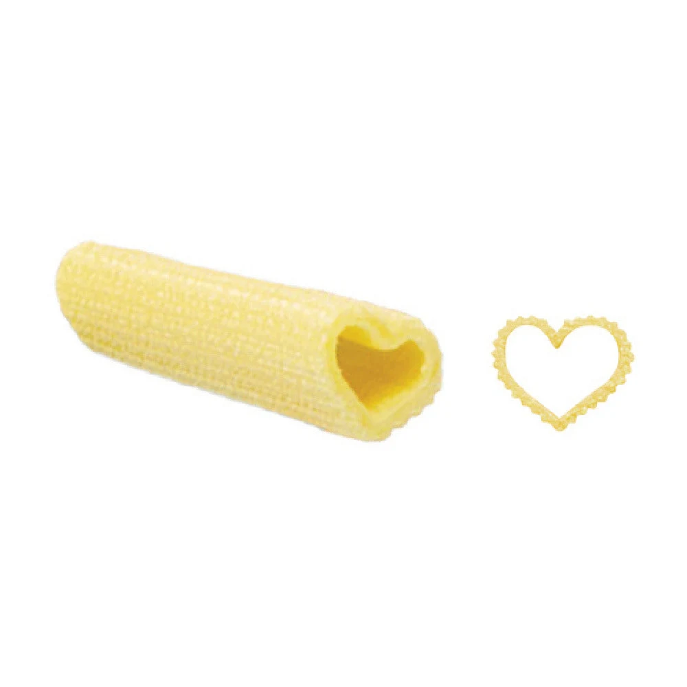 Arcobaleno Pasta Equipment AEX18 and AEX20#462 11.2 Mm Hearts Bronze Die with Ridges