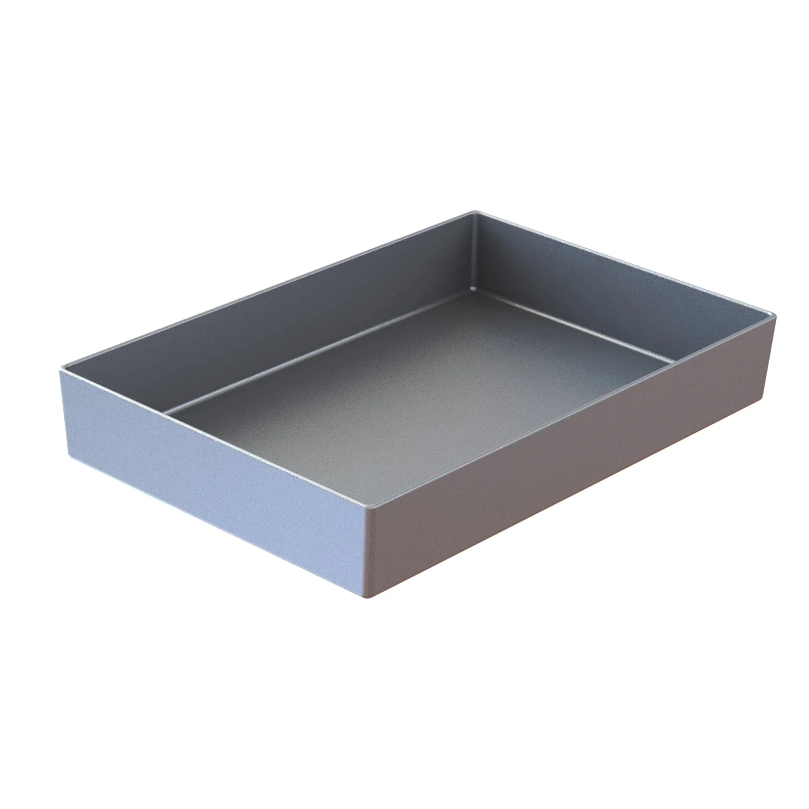 Tablecraft CW4032N 10 Quart Rectangular Bowl Aluminum with Straight Edge