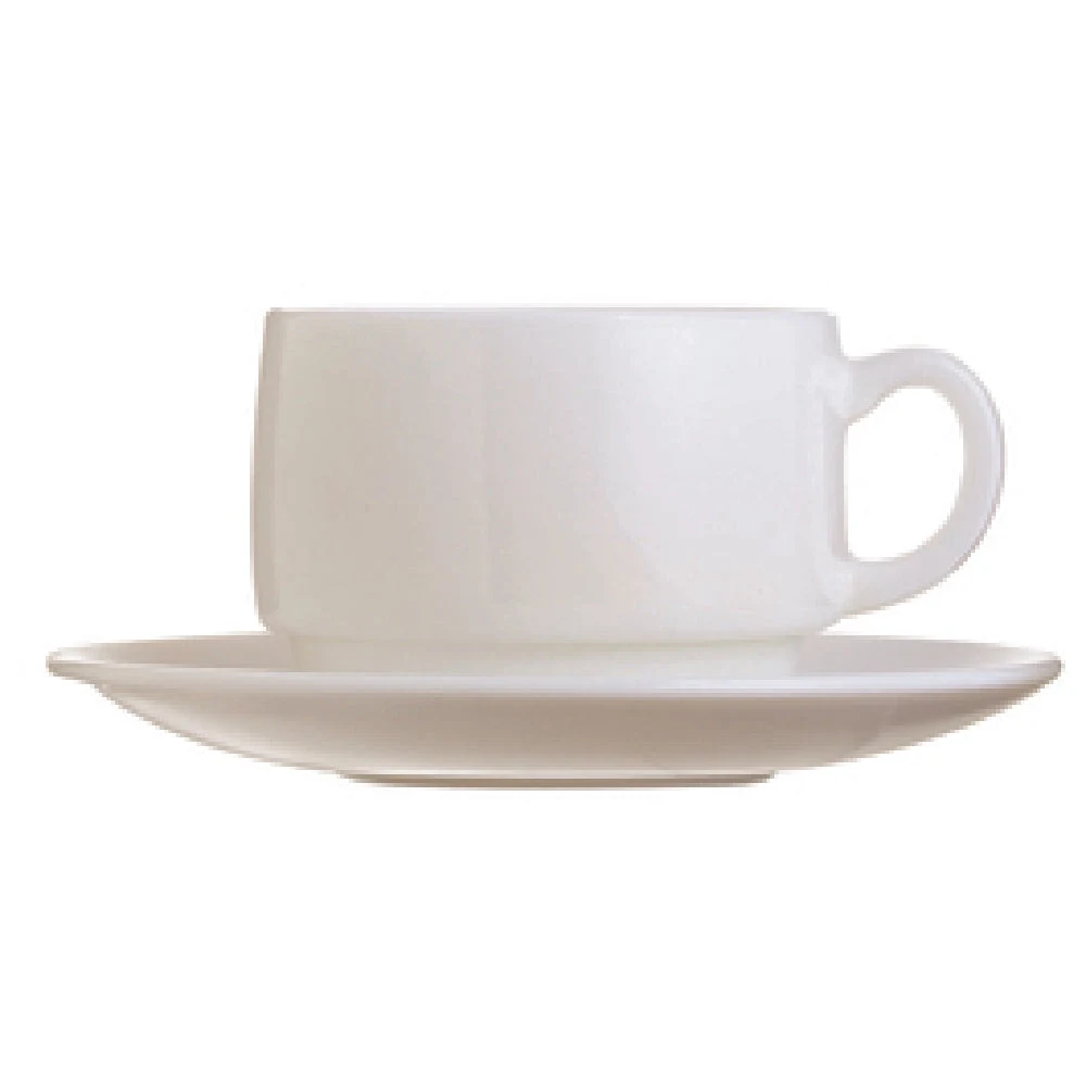 Arc Cardinal H9982 6-1/4 Oz Stackable Coffee Cup High Scratch Resistance