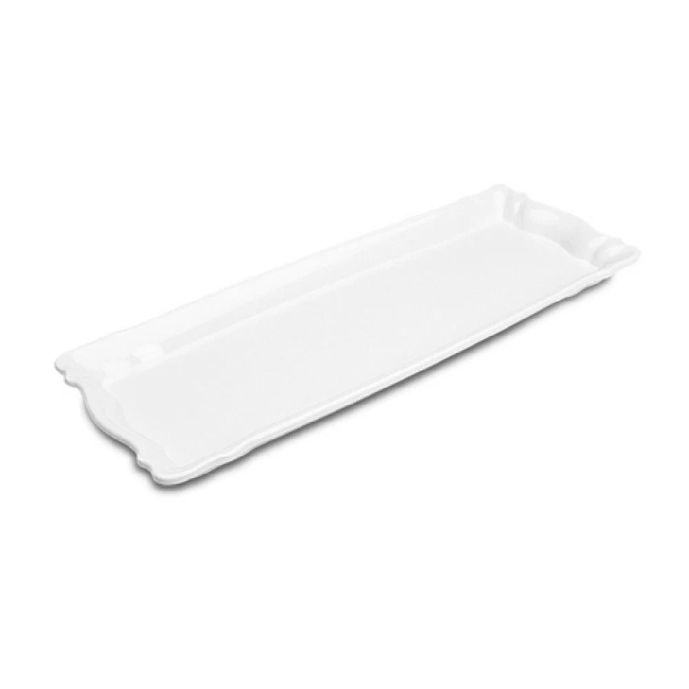Steelite DFTRC176CF020 17 Inch Serving Tray Melamine Café White - 10 Packs