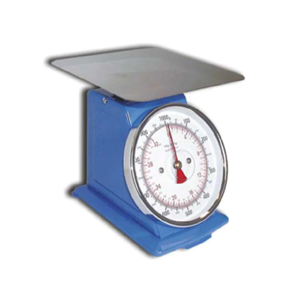 Omcan 10851 12 Inch Dial Spring Scale 30 Kg to 66 Lb Enameled Steel Construction