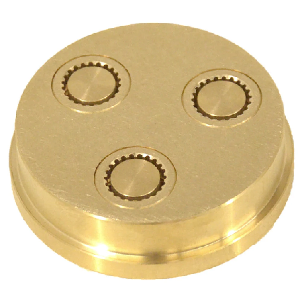 Omcan 19756 15mm Maccheroni Rigati Pasta Die Brass for Extrusion