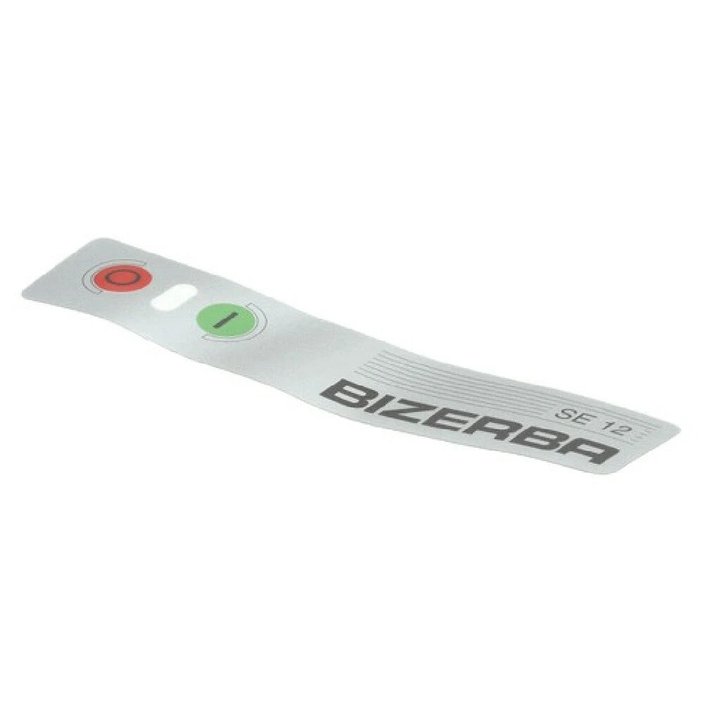 Bizerba 000000060376400200 Decal OEM Chemical Resistant Polymer for Equipment