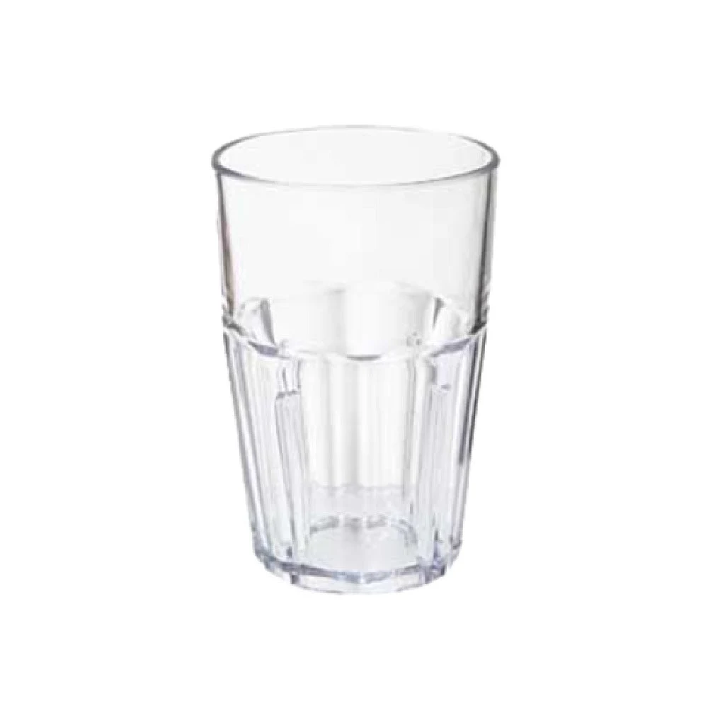 GET Enterprises 9910-1-CL 10 Oz Stacking Double Rock Tumbler Clear SAN
