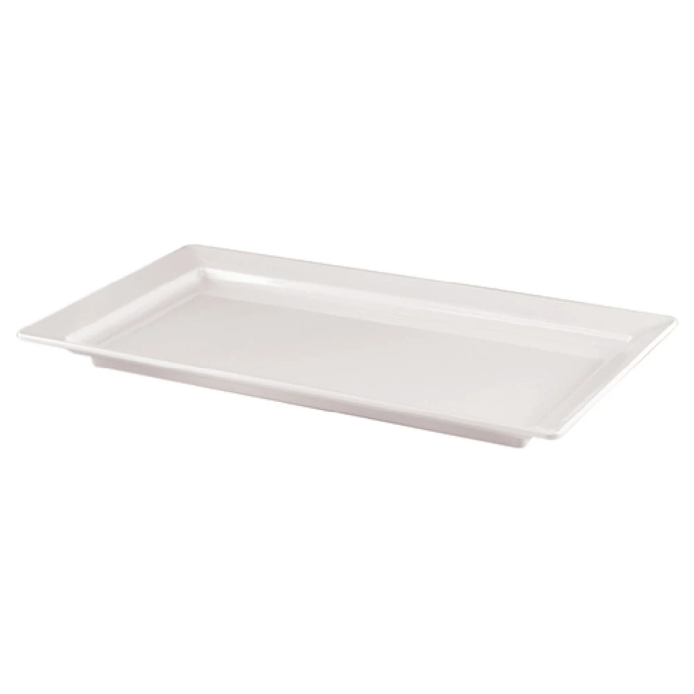 BauscherHepp M-95 28 Inch Serving Tray Large Chip and Stain Resistant Melamine White
