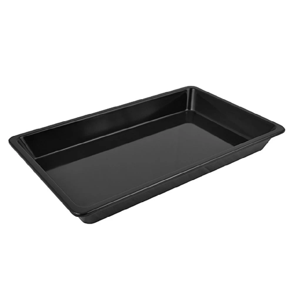 BauscherHepp TB1475 21 Oz Melamine Gastro Tray with Silicone Feet Black