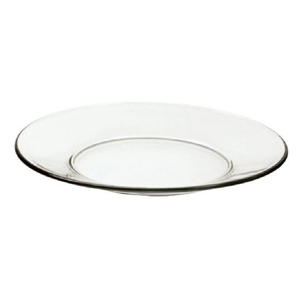 Anchor Hocking 86334L20 13 Inch Diameter Clear Glass Platter Swedish Modern