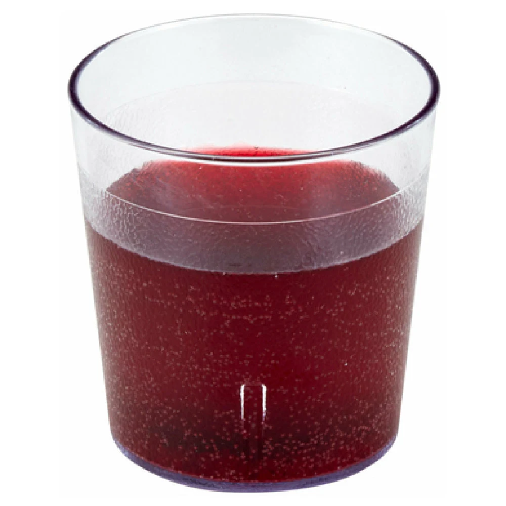 Cambro 900P152 9.7 Oz Colorware Tumbler Clear SAN Textured Plastic