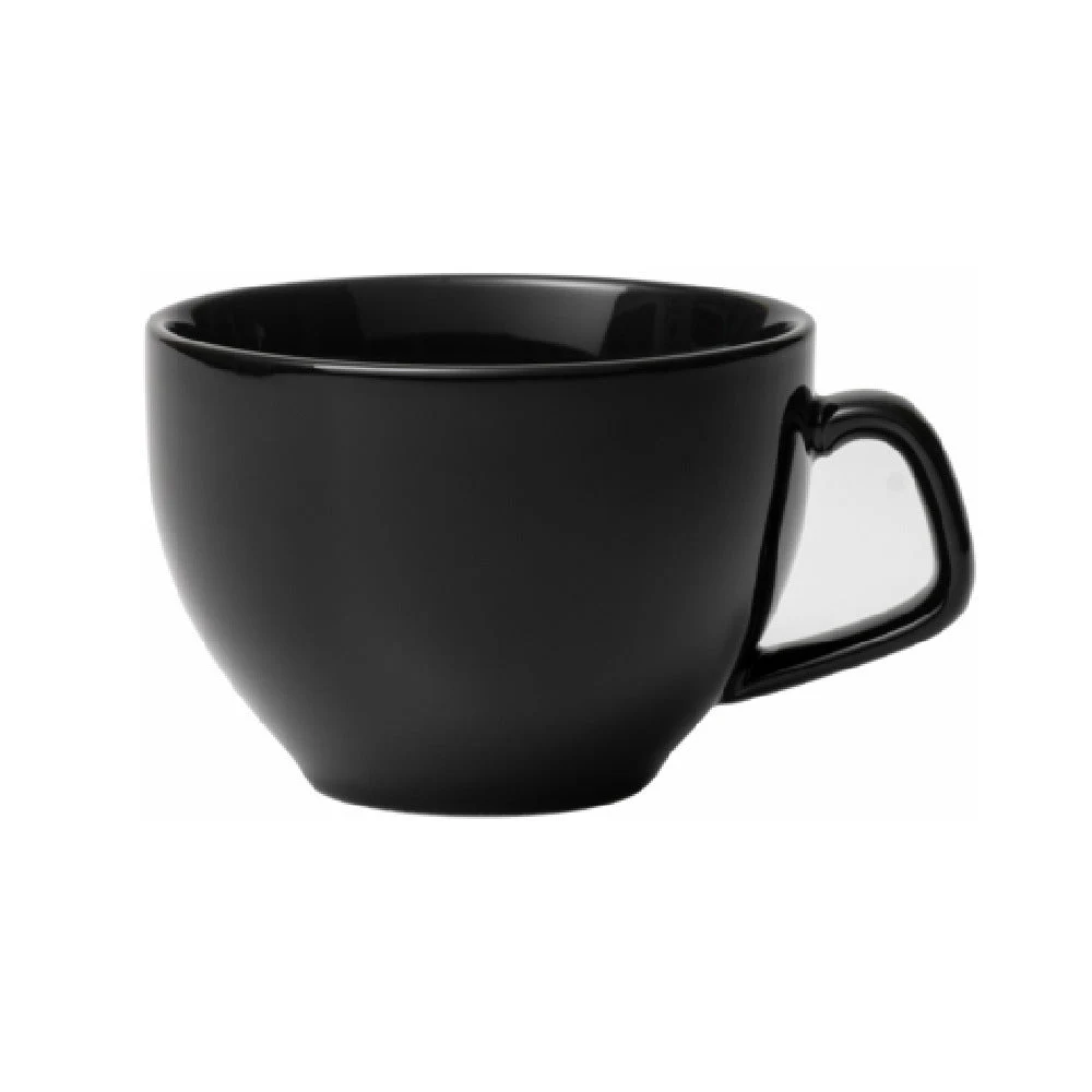 Libbey 109973 7.5 Oz Black Cup China Durable Drinkware Packs of 36