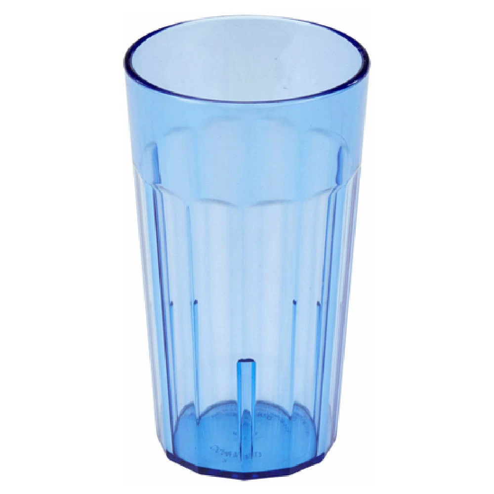Cambro NT12401 12.6 Oz Fluted Tumbler Slate Blue SAN Plastic