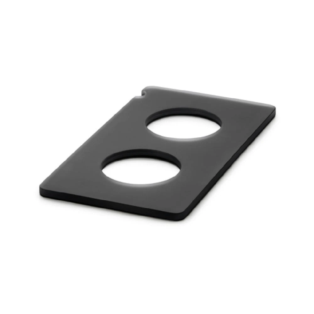 Revol 656914 12-3/4 Inch Tray Rectangular Food Safe Shockproof Resin Black