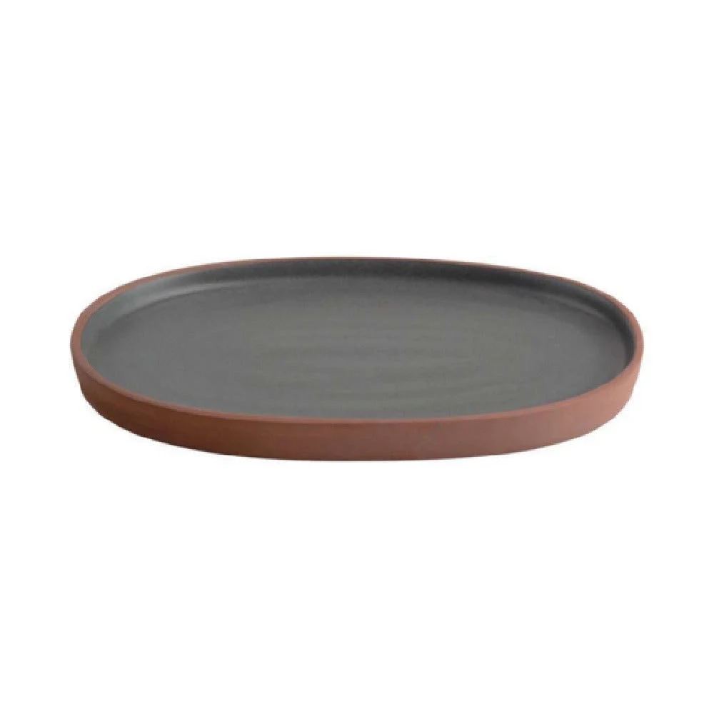 Arc Cardinal FP758 Maria Portugal Terracota Terra Grey Tray (L:9.5'' X W:6.5'') ['Stoneware']