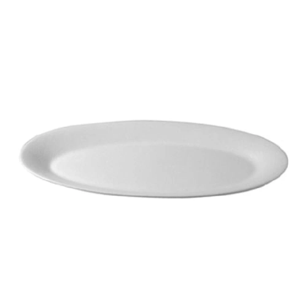 GET Enterprises PO023FR 67-1/2 Oz Oval Platter Cast Aluminum with Resin Coating Fire Red
